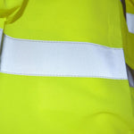 Fluorescent Vest Reflective Vest Woven Comfortable Breathable Strap Velcro Safety Vest