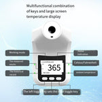 Thermometer High Precision Infrared Induction Temperature Electronic Alarm Non-contact Temperature Measuring Gun Outdoor Low Temperature Voice Broadcast K3 Pro Upgrade + Voice Broadcast + Telescopic Support
