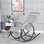Rocking Chair Recliner Adult Balcony Home Leisure Lazy Rocking Chair Carefree Chair