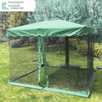 Outdoor Sunshade Courtyard Mosquito Net Umbrella Net Umbrella Sentry Box Garden Balcony Balcony Sunshade Umbrella Integrated Base