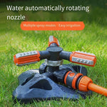 Vegetable Garden Lawn Sprinkler 360 Degree Rotary Irrigation Sprinkler Greening Sprinkler Agricultural Automatic Sprinkler + 10m Water Pipe Set