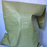 10 Pieces 100 * 150 Woven Bag Snake Skin Bag Construction Garbage Bag Sand Bag Logistics Woven Bag Yellow