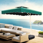 Outdoor Sunshade Umbrella Large Umbrella Outdoor Stall Courtyard Umbrella Outdoor Balcony Sunscreen Folding Canopy Sunshade Umbrella