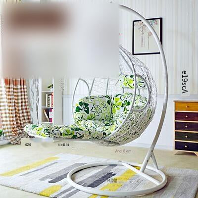 Rattan Chair Hanging Basket Indoor Swing Reclining Chair Balcony Dormitory Hanging Chair Bird Hanging Basket Lazy Hanging Chair Indoor Hammock