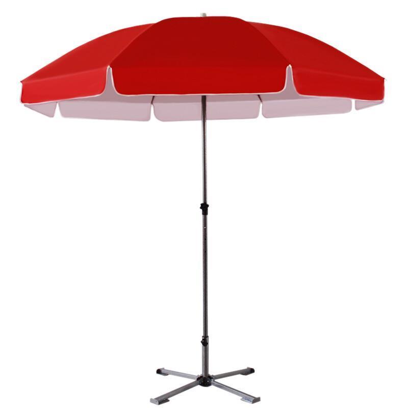 Outdoor Sunshade Umbrella Sun Umbrella Beach Umbrella Large Stall Umbrella Ground Stall Umbrella Advertising Umbrella Custom Printed 3m Double Bone 2.2m Double Bone Silver Tape Color