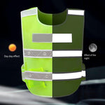 LED Reflective Vest Safety Vest For Sanitation Workers Or Riding Reflective Clothing Vehicle