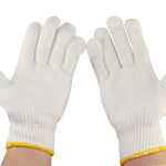 Cotton Gloves Working Labor Protection Line Gloves Mechanical Operation Site Construction Wear Resistant 20 Pairs L