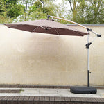 Outdoor Courtyard Umbrella Open-air Stall Large Umbrella Sun Umbrella Outdoor Umbrella GardenUmbrella Balcony Single Top 2.7m (120 Kg Water Tank)