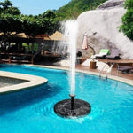 Solar Fountain Floating Micro Fountain With Battery Outdoor Garden Garden Rockery Landscaping Water Pump 1w Solar Fountain