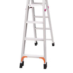 2.5m Widened And Thickened Full Antiskid Engineering Ladder Multi Function Folding Ladder Aluminum Ladder 2mm Thickness