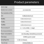 Hand Held Non-contact Tachometer Digital Display Motor Speed Meter Tachometer