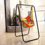 Hanging Basket Rattan Chair Household Swing Support Net Red Hanging Chair  Adult Courtyard Coax Baby Hammock Baby Single Cradle Indoor Candy Color