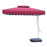 Outdoor Sunshade Umbrella Courtyard Umbrella Dual Purpose Stall Commercial Black Gum Balcony Fishing Outdoor Beach Umbrella Water Tank