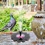 Fountain Floating Fountain Lotus Lotus Leaf Solar Floating Water Spray Fountain Micro Outdoor Pond Fish Pond Oxygenation Solar Water Pump