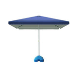 Outdoor Sunshade Umbrella Outdoor Stall Square Sunshade Umbrella Large Courtyard Umbrella Commercial Umbrella Sunscreen Umbrella Dark Blue 2 * 2 M