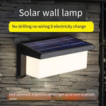 Solar Wall Lamp Outdoor Waterproof Courtyard Lamp Household Lighting Wiring Free Lighting Human Body Induction Solar Lamp 50w