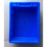 Turnover Box Reinforced Outer Diameter 380 * 260 * 25 mm Blue Large Capacity Safe And Reliable Wear-Resistant Non-Toxic And Tasteless