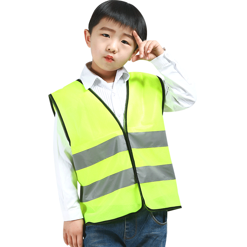 Children's Safety Clothing Reflective Vest Group Activities Safety Protection Vest Primary School Students' Extracurricular Fluorescent Clothing