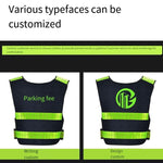 Traffic, Road Administration, Highway, High-speed Duty Lighting, Hot Embossing, Fluorescent Reflective Vest, Reflective Clothes