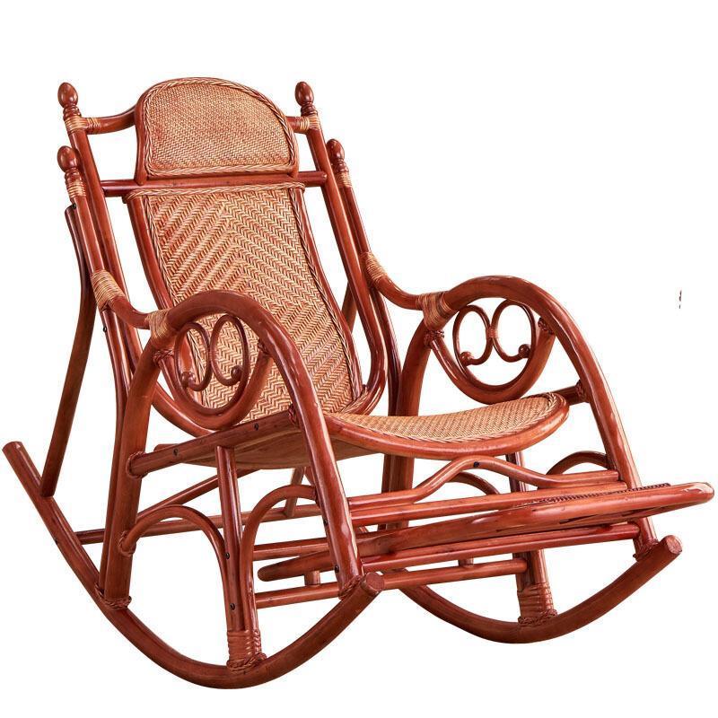 Reclining Chair Leisure Chair Balcony Rocking Chair Old Man's Lunch Break Couch Living Room Rocking Chair Lazy Rocking Chair Adult Rocking Chair