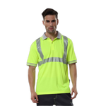 Reflective Vest Safety Vest Protection Working Clothing with High Quality Reflective Material Fluorescent Yellow Size L