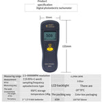 Non-contact Photoelectric Tachometer Laser Linear Speed Tester Digital Display