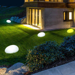 22 * 18 * 12cm LED Luminous Stone Lamp Outdoor Water Lawn Simulation Pebble Lamp Landscape Garden Lighting Decoration Garden Lamp