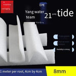 EPE Pearl Cotton Corner Protection Edge Plastic 4cm * 4cm * 8mm 1m One Piece