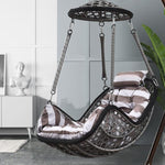 Hanging Chair Hanging Basket Rattan Chair Swing Courtyard Lazy Leisure Modern Simple Bassinet Chair Brown