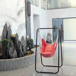 Hanging Basket Rattan Chair Household Swing Bracket Hanging Chair Hammock Baby Single Person Cradle Indoor Candy Color