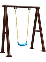 Swing Outdoor Courtyard Kindergarten Single Tire Household Outdoor Large Swing Support Hanging Chair Slide Combination