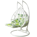 Hanging Basket Rattan Chair Double Hanging Chair Swing Balcony Bassinet Chair Bird's Nest Hammock Lazy Hanging Drop Chair Double Double Pole Coffee Fine Rattan