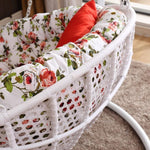 Hanging Basket Rattan Chair Swing Indoor Cradle Chair Hanging Orchid Rocking Chair Courtyard Swing Double Cradle Adult Rocking Net Red Hanging Rocking Chair Large Double Hanging Chair