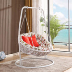 Hanging Basket Rattan Chair Swing Indoor Cradle Chair Hanging Orchid Rocking Chair Courtyard Swing Double Cradle Adult Rocking Net Red Hanging Rocking Chair Large Double Hanging Chair