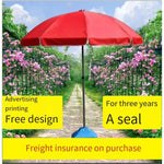 Outdoor Sunshade Sun Umbrella Steel Seat Folding Umbrella Steel Seat Rain Proof And Sun Proof Steel Seat