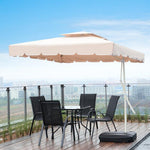 Outdoor Umbrella Courtyard Umbrella Stall Umbrella Security Umbrella Sun Umbrella 2.2m Sunshade (wine Red)