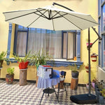 Outdoor Courtyard Umbrella Sunshade Large Sun Advertising Stall Beach Activity Banana Table And Chair Package 1