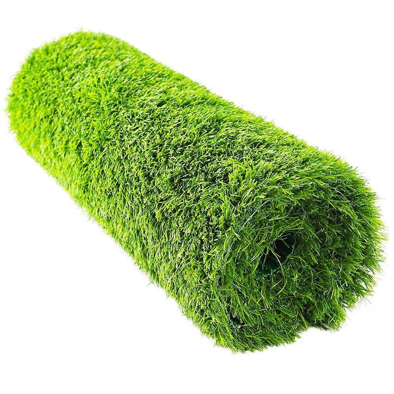 1.5cm High-end Simulated Lawn Carpet Kindergarten Green Plastic Decoration Artificial Football Field Outdoor Enclosure Artificial Bedding Fake Turf