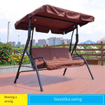 Outdoor Swing Courtyard Hanging Chair Household Rainproof And Sunscreen Terrace Leisure Rattan Garden Rocking Leader Economy: 10000 Swing [stable And Stable]