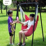 Hanging Basket Rattan Chair Swing Support Net Red Toy Adult Courtyard Coax Baby Hammock Baby Single Cradle Indoor Candy Color [non Main Drawing]