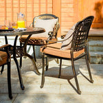 Outdoor Tables And Chairs Courtyard Tables And Chairs Cast Aluminum Furniture Outdoor Balcony Leisure Garden Villa Tables And Chairs Combination