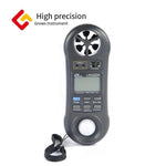 Wind Speed Humidity Illumination Temperature Four In One Meter Multi Function Wind Speed Meter