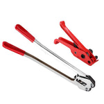 Strapping Tensioner, Manual PP/PET Plastic Strap Hand Strapping Sealing Packing Machine Tool Set,Tightener, With Cutting Groove,Wear-Resistant Packing Pliers, Strapping Machine For Seal Aluminum Foil