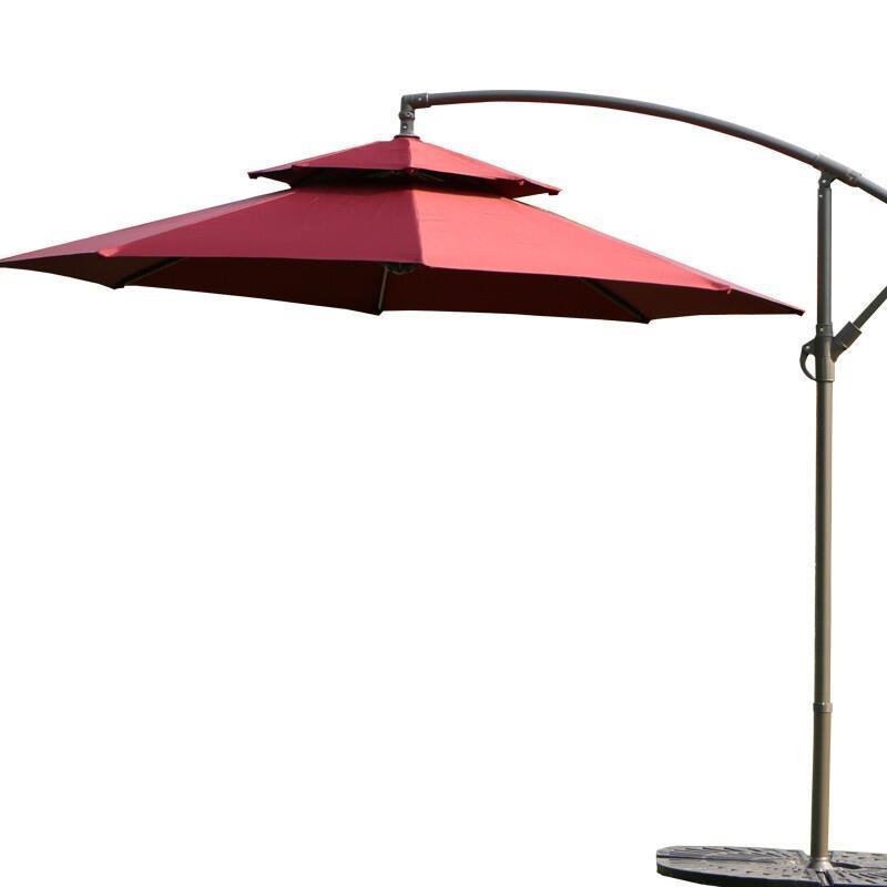 Outdoor Sun Umbrella Roman Umbrella Courtyard Umbrella Security Guard Box Umbrella Super Furniture Leisure Sun Umbrella Double Top Banana Umbrella