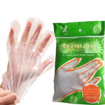 Disposable Thickened Environment-Friendly PE Plastic Gloves Kitchen Dining Cleaning Beauty Appliances 100 / Package