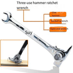 Spanner Multi Function Quick Ratchet Spanner Open End Spanner Socket