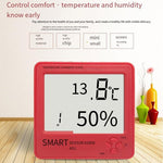 Temperature And Humidity Meter Mini Household Calendar With Alarm Clock
