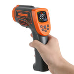 Infrared Thermometer Industrial Grade Hand Held Temperature Measuring Gun High Precision Thermometer Food Oil Temperature Baking Barbecue Electronic Thermometer (Range - 50-1150 Degrees)