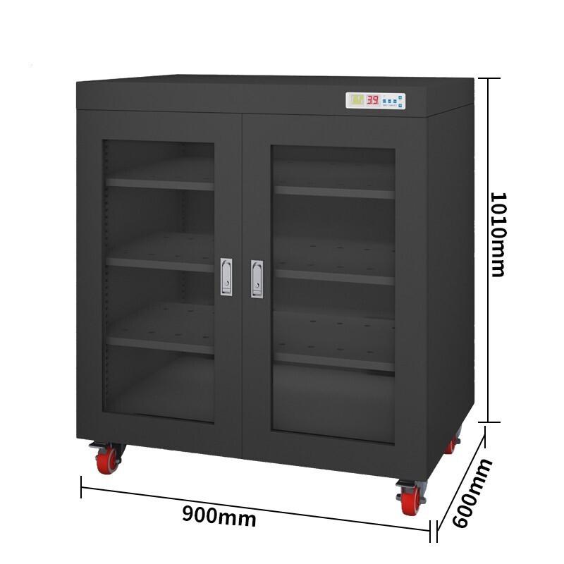 Industrial Moistureproof Cabinet 435 Liters Black Relative Humidity 1% ~ 10% Electronic Cabinet Storage Cabinet Chip Low Temperature Drying Oven