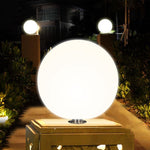 Solar Column Head Lamp Round Wall Gate Column Lamp Outdoor Waterproof Household Courtyard Villa Garden Decorative Street Lamp LED Atmosphere Light